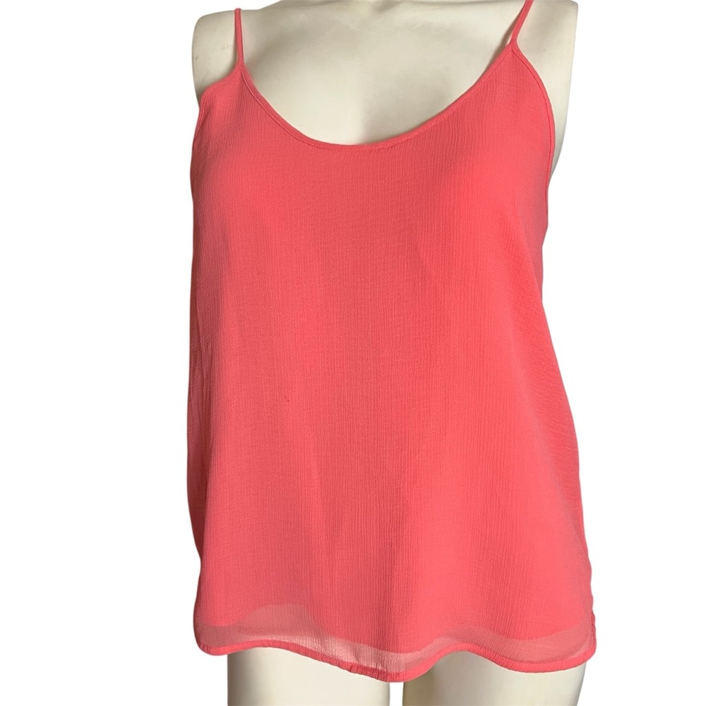 Chelsea28 Vibrant Coral Camisole Small Adjustable Straps